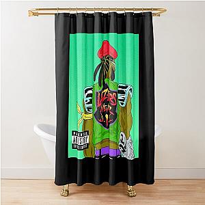 Major Lazer - Lazers Never Die album 2010 Shower Curtain