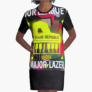 Major Lazer - Piano Republik album 2023 Graphic T-Shirt Dress