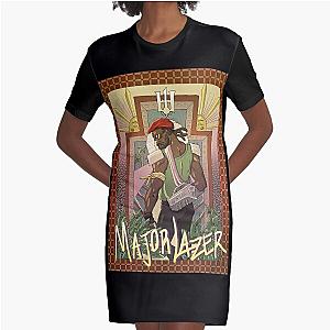 Major lazer major laser illustration Graphic T-Shirt Dress