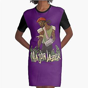 Major Lazer original design without background Graphic T-Shirt Dress