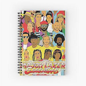 Major Lazer - Major Lazer Essentials album 2018 Spiral Notebook