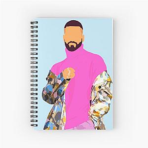 Hot Pink Maluma Spiral Notebook