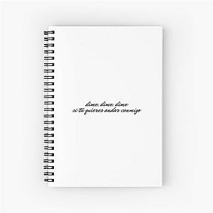 Maluma Sin Contrato Lyrics Spiral Notebook