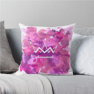 Mamamoo Pillows - MAMAMOO logo Splatter Paint Throw Pillow RB0508