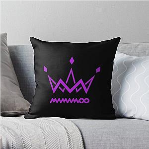 Mamamoo Pillows - Kpop Mamamoo Purple Logo Throw Pillow RB0508