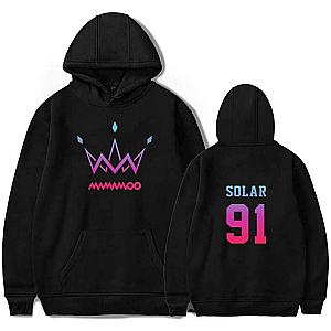 Mamamoo Hoodies - Logo Solar Member Name Pullover Hoodie