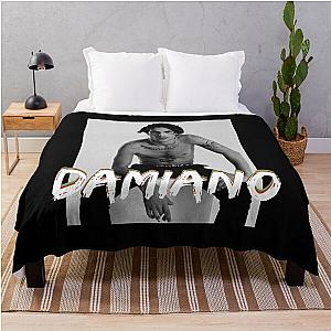 of Damiano maneskin eurovision 2021 Throw Blanket