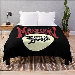 Måneskin fan art & merch maneskin  Throw Blanket