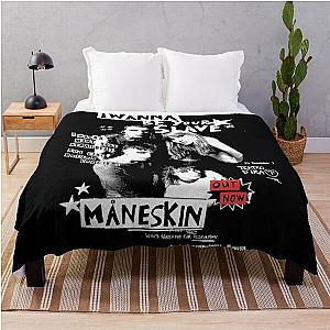 I WANNA BE YOUR SLAVE MANESKIN Throw Blanket