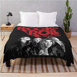 Maneskin rock n roll quote måneskin original Throw Blanket