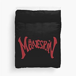 Maneskin red logo Duvet Cover