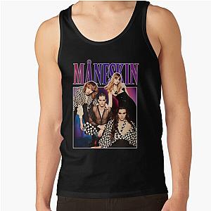 Maneskin Måneskin - Winners of Eurovision Song Contest 2021 Italy Zitti E Buoni Retro Vintage Tank Top