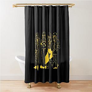 Yellow maneskin Shower Curtain