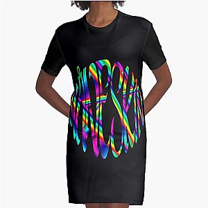 maneskin Graphic T-Shirt Dress