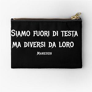 MANESKIN - Zitti e buoni lyrics Zipper Pouch