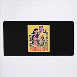 Maneskin Poster Long . Desk Mat