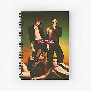 Maneskin rainbow pride Måneskin  Spiral Notebook