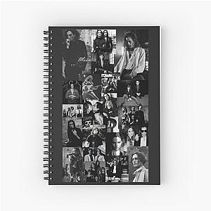 Maneskin Artwork Classic, Vintage, Retro Photo Collage Spiral Notebook