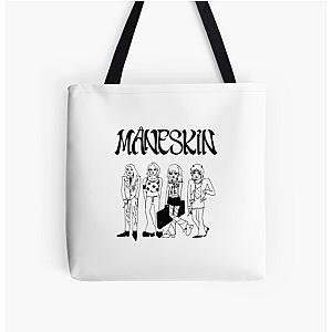 Maneskin doodle Måneskin All Over Print Tote Bag RB1810 [ID9941]