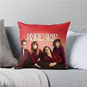 Måneskin rock band Maneskin winner Italy Eurovision 2021 Throw Pillow RB1810 [ID9881]