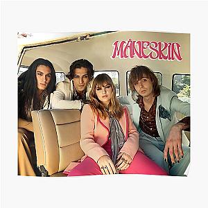 Maneskin band  in the car poster Måneskin Poster RB1810 [ID9687]