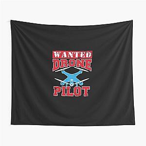 Drone Manhunt Tapestry