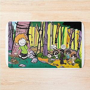 Manhunt Calvin Hobbes Bath Mat