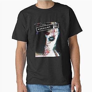 Manhunt Retro Psycho Mask Tee - Distorted Horror Classic T-Shirt