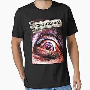 Manhunt 2 Eye Horror Mask Disturbing Game Inspired Essential T-Shirt