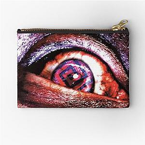 Manhunt 2 Eye Horror Mask Disturbing Game Art Inspired Design Zipper Pouch