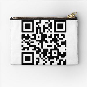 Trance music for racing games with QR code scanner (dream music) Zipper Pouch