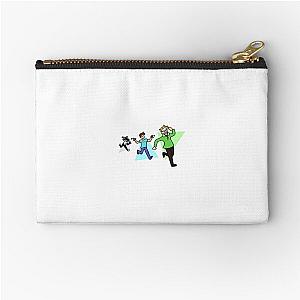 Minecraft Manhunt Chasing Dream Team Zipper Pouch