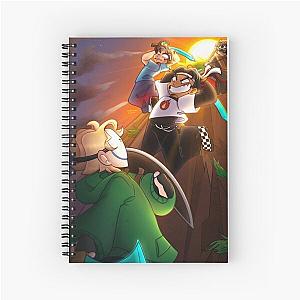 Minecraft Manhunt 3 vs 1 Spiral Notebook