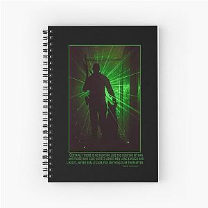 Police Military K9 Poster with manhounting quote Notebook