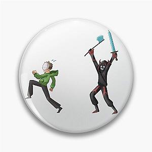 Minecraft Manhunt Dream Halo Pin