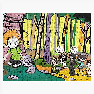 Manhunt Calvin Hobbes Jigsaw Puzzle