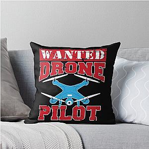 Drone Manhunt Throw Pillow