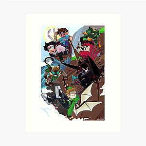 Minecraft Manhunt Art Print