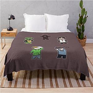 Tiny Manhunt Throw Blanket
