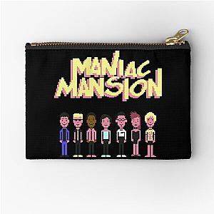 Maniac Mansion C64 crew with title T-Shirt Zipper Pouch