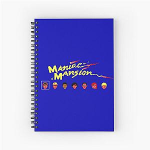 Maniac Mansion Deluxe Title Screen Spiral Notebook