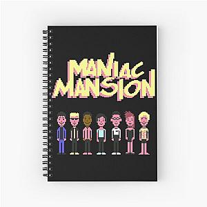 Maniac Mansion C64 crew with title  Spiral Notebook