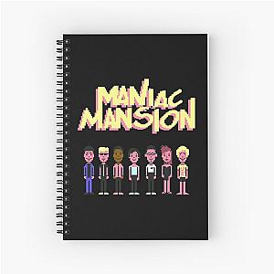 Maniac Mansion C64 crew with title T-Shirt Spiral Notebook