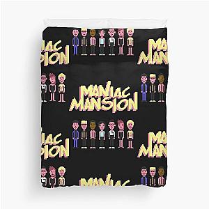 Maniac Mansion C64 crew with title  Duvet Cover