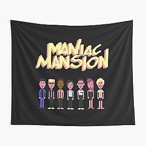 Maniac Mansion C64 crew with title T-Shirt Tapestry