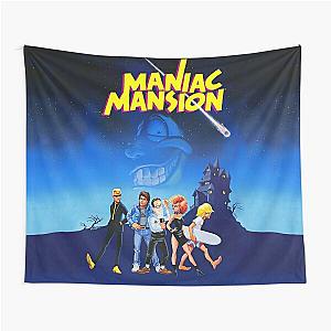 Day of the Tentacle - Maniac Mansion (High Contrast) Tapestry