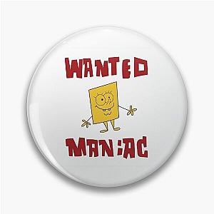 SpongeBob inspired wanted maniac poster