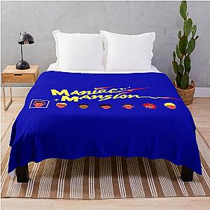 Maniac Mansion Deluxe Title Screen Throw Blanket