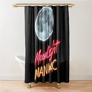 Moonlight Maniac Logo Shower Curtain
