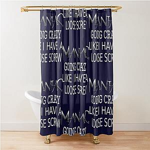 SKZ MANIAC Lyrics Shower Curtain
